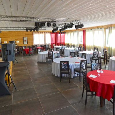 Salle de restauration pour repas d'entreprise en Aveyron