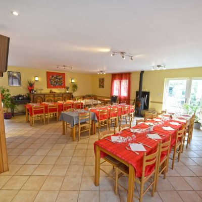 Salle de restauration pour repas d'entreprise en Aveyron