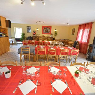 Salle de restauration pour repas d'entreprise en Aveyron